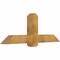 Ekena Millwork Eugene Rough Sawn Timber Gable Bracket, Western Red Cedar, 60"W x 22"H x 6"D x 6"F, 9/12 Pitch GBW060X22X0606EUG00RWR - alternate 3